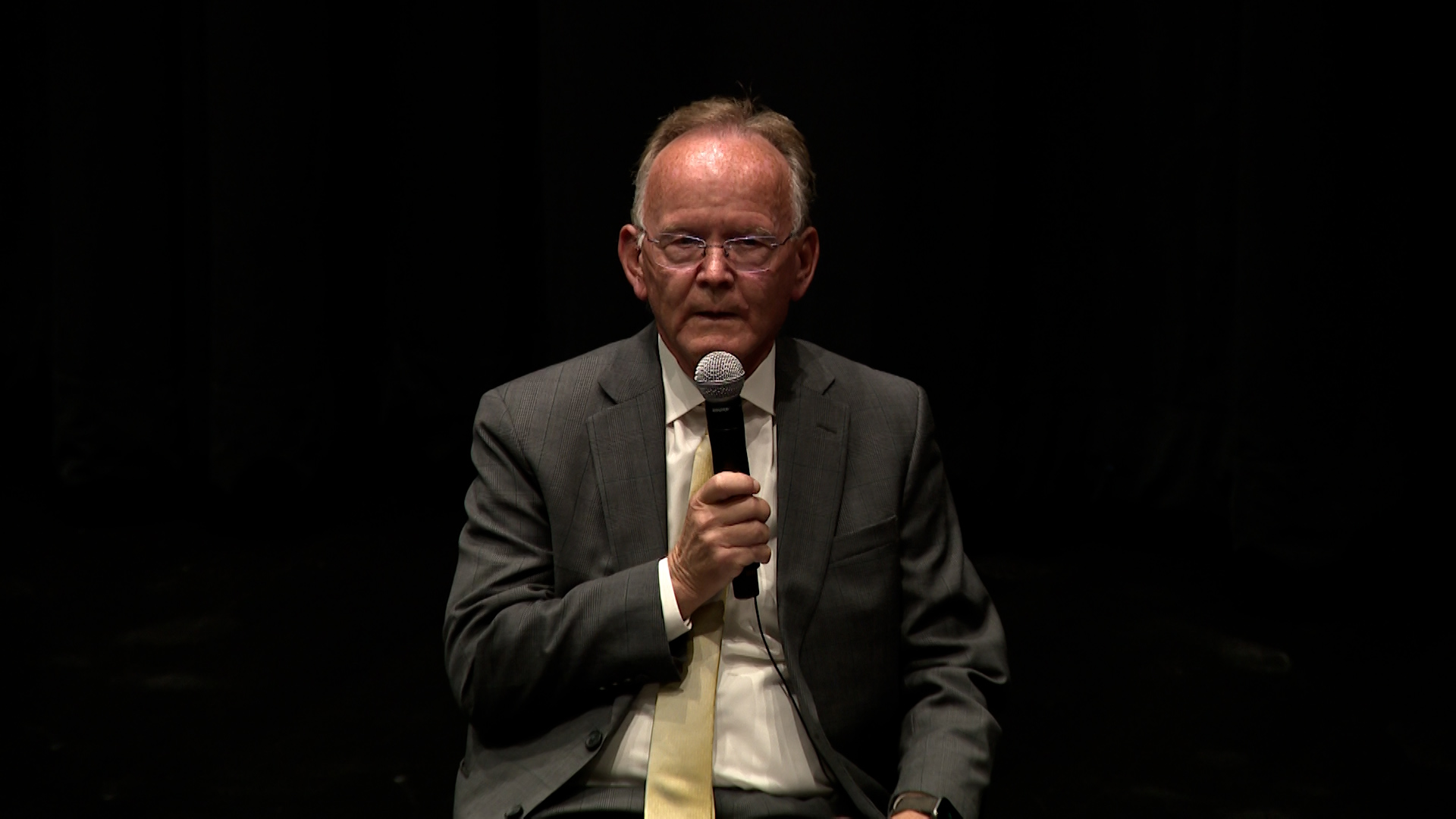 Senate President Stuart Adams, R-Layton, speaks at a candidate forum in Sunset on Tuesday.