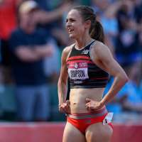 Olympic medalist Jenny Simpson collapses after medical episode while pacing mile group at event
