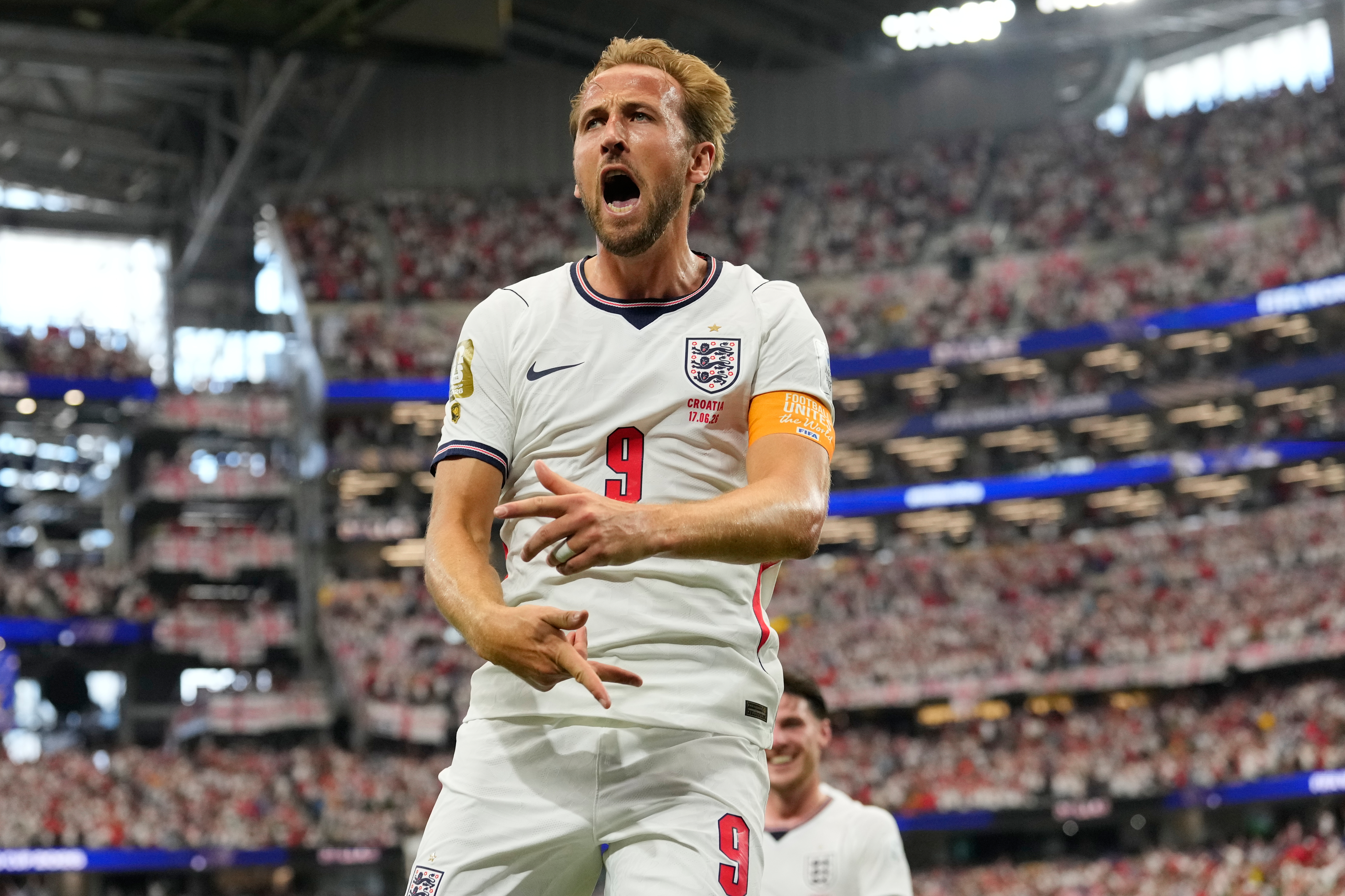 Harry Kane ties England's record for World Cup goals in 4-2 win over Croatia
