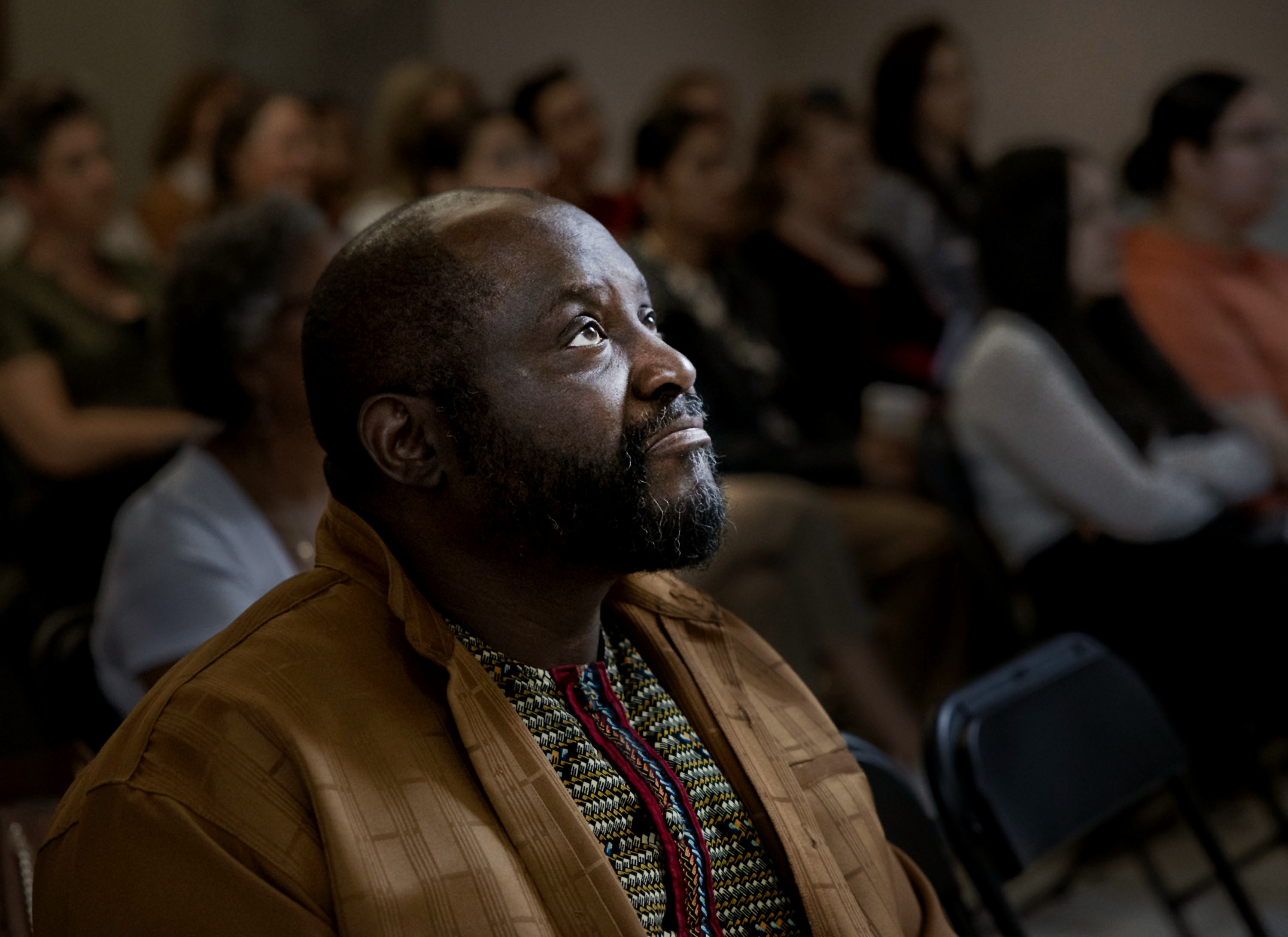 Robert Burch, executive director at Sema Hadithi African American Heritage and Culture Foundation, attends the University of Utah’s commemoration of Juneteenth in Salt Lake City on June 19, 2024. Utah first recognized the holiday in 2022.
