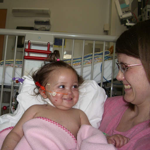 Eden Lai and her mother, Erica, following Eden’s liver transplant at Primary Children’s Hospital in 2009.