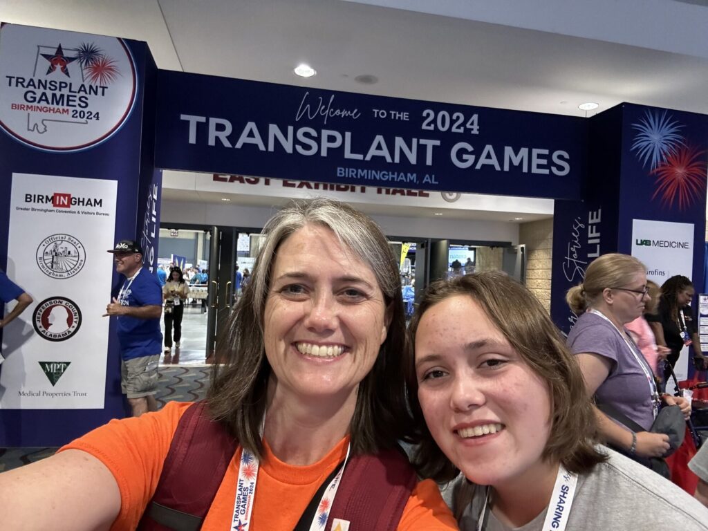 Erica and Eden Lai at the 2024 Transplant Games of America in Birmingham.