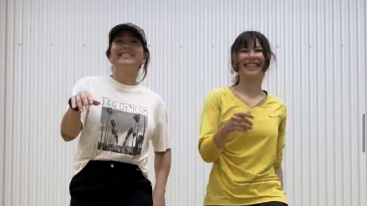 Choreographer Randi Strong with Olympian Alysa Liu during an ice dance rehearsal. Liu is one of a growing number of Olympic skaters training with Strong.