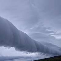 Have You Seen This? Roll cloud looks like a twisted breadstick in the sky