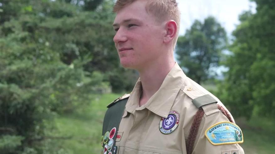 Teen nears completion of bike skills park as part of Eagle Scout project