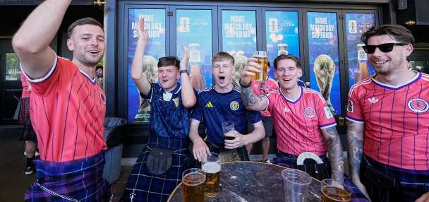 Scotland fans have descended on Boston for the World Cup, and bars are struggling to keep up