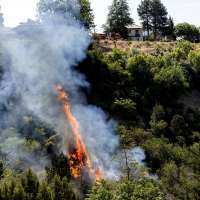 Man arrested for investigation of reckless burning after Memory Grove blaze