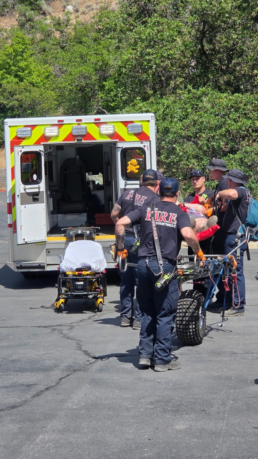 Sandy firefighters urge hydration, reparation after heat injury rescue
