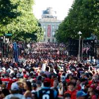 Hurricanes fans jam into downtown Raleigh for Stanley Cup parade and rally