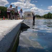 Trump blames Reflecting Pool woes on vandalism