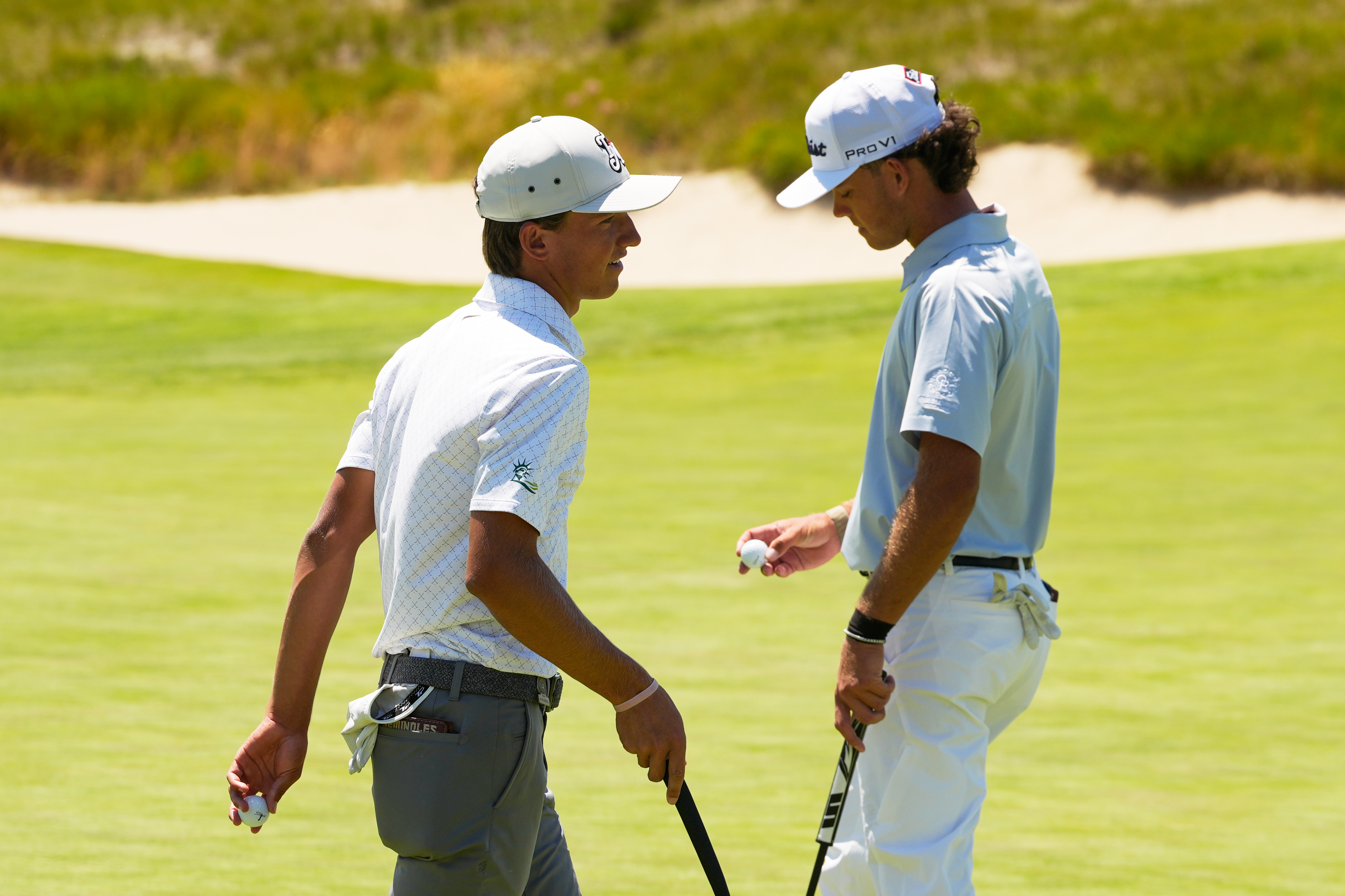 Amateur stars Russell and Koivun play together in the US Open's 'future of golf' pairing