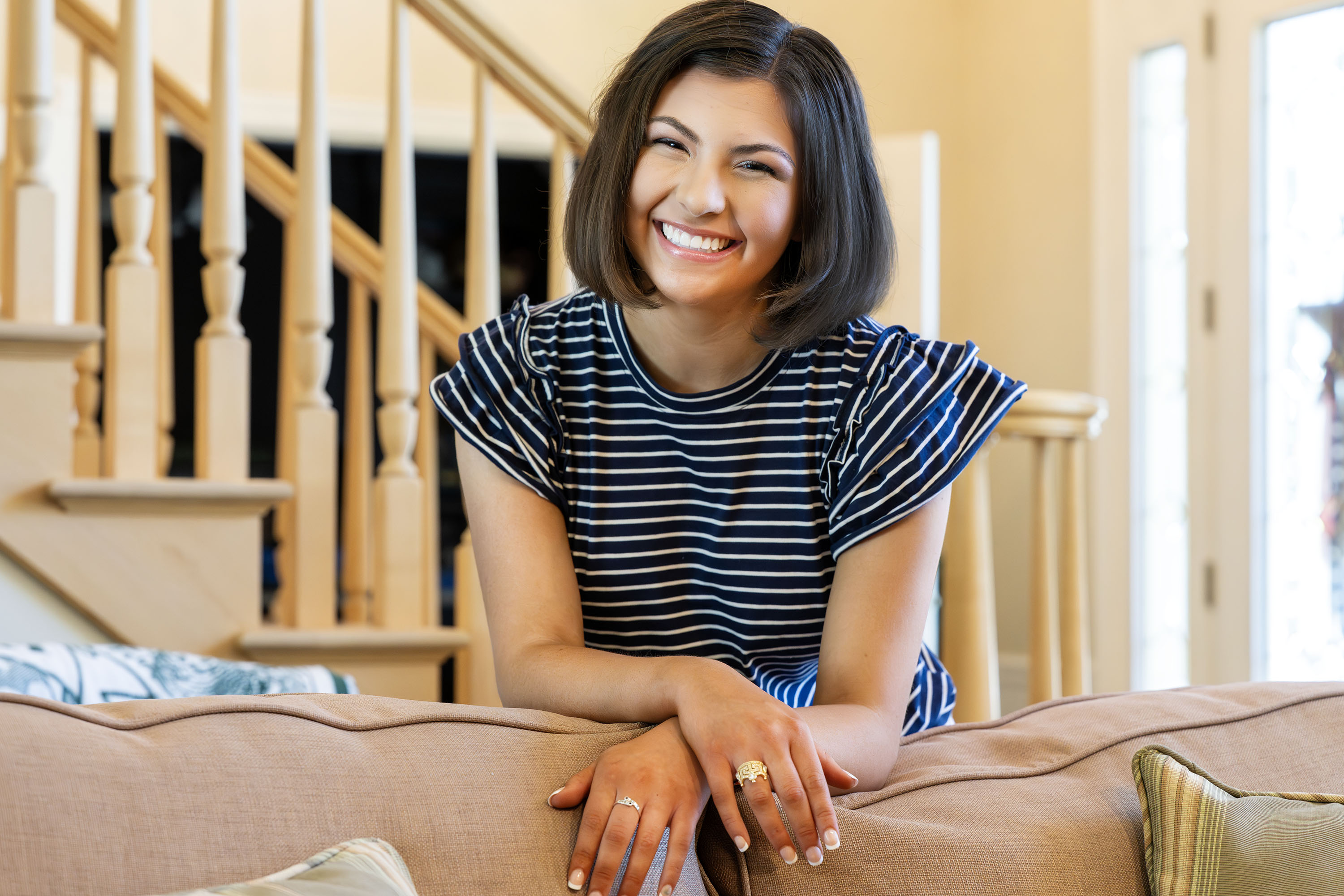 Mary Ann Jensen poses for photos at her home in Cottonwood Heights on Monday. Jensen just completed her seventh self-published book.