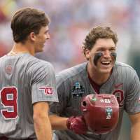 Oklahoma a win away from national title after roughing up North Carolina ace in Game 1 of CWS finals
