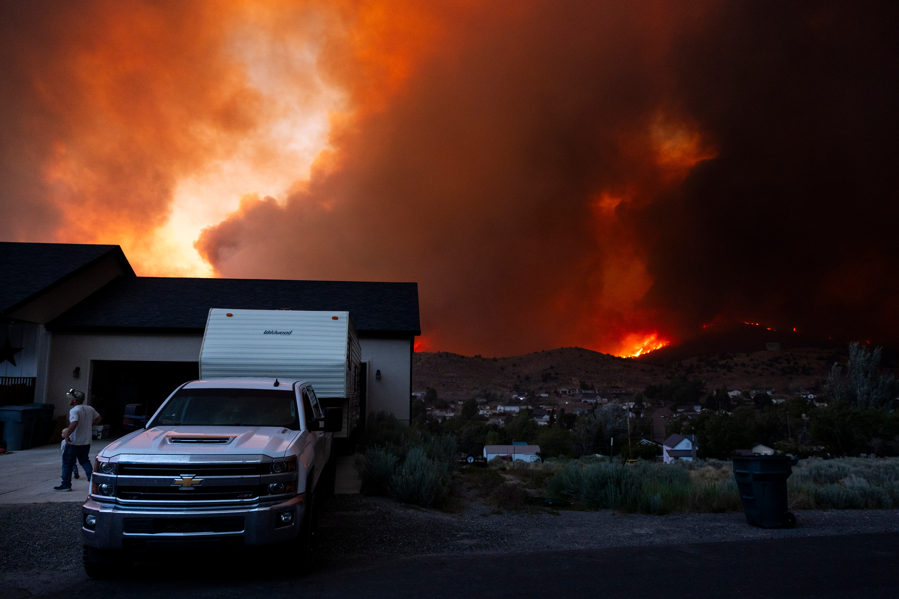 Drone spotted near Eureka's Iron Fire, prompting warning