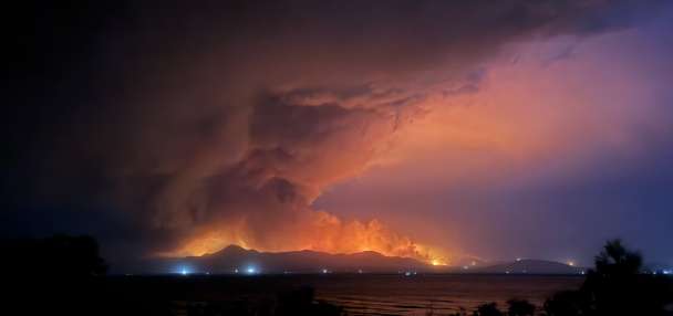 Eureka evacuations remain in place as crews continue to fight 22,000-acre wildfire
