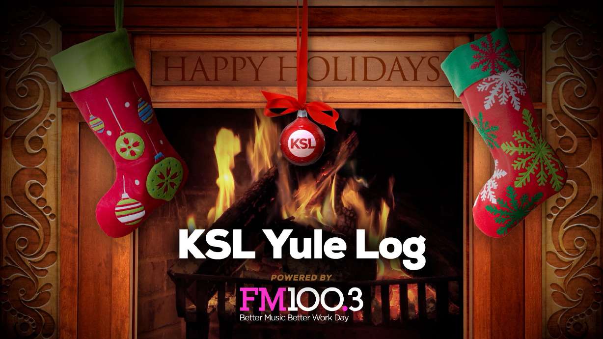 KSL Yule Log Powered By FM100.3