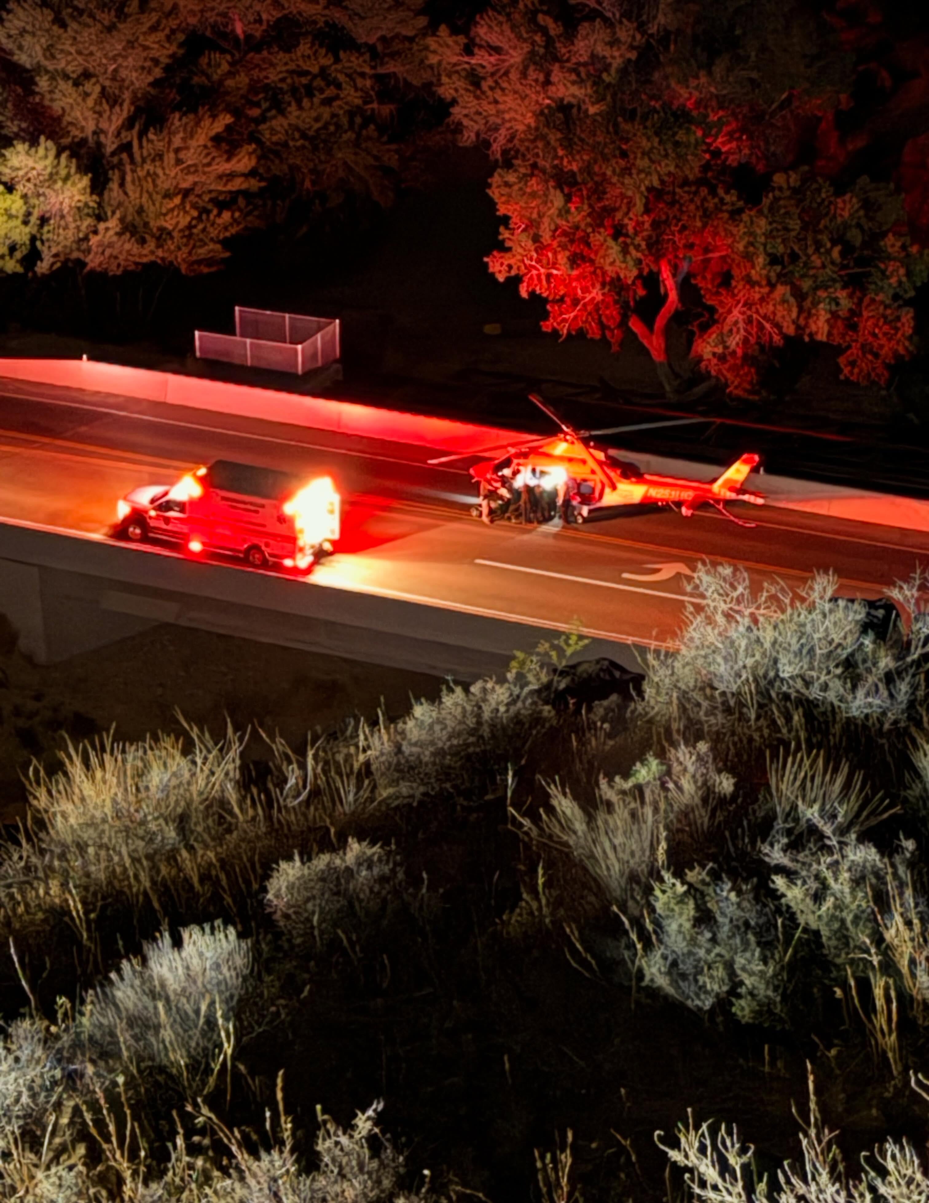 Man hospitalized after fall from 60-foot cliff in Toquerville