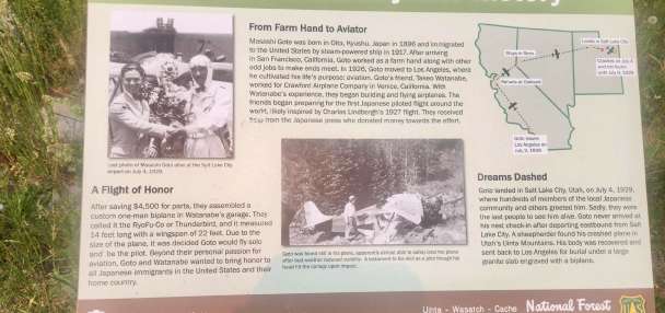 Wasatch County memorial near Japanese aviator's crash site revamped, rededicated