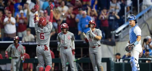 Oklahoma rolls past Tar Heels 13-2 for 1st national championship since 1994 and SEC's 7th in a row