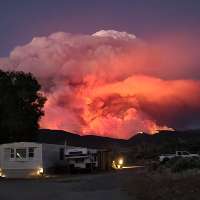 Fast-moving wildfire in central Utah consumes 10,000 acres in hours Monday