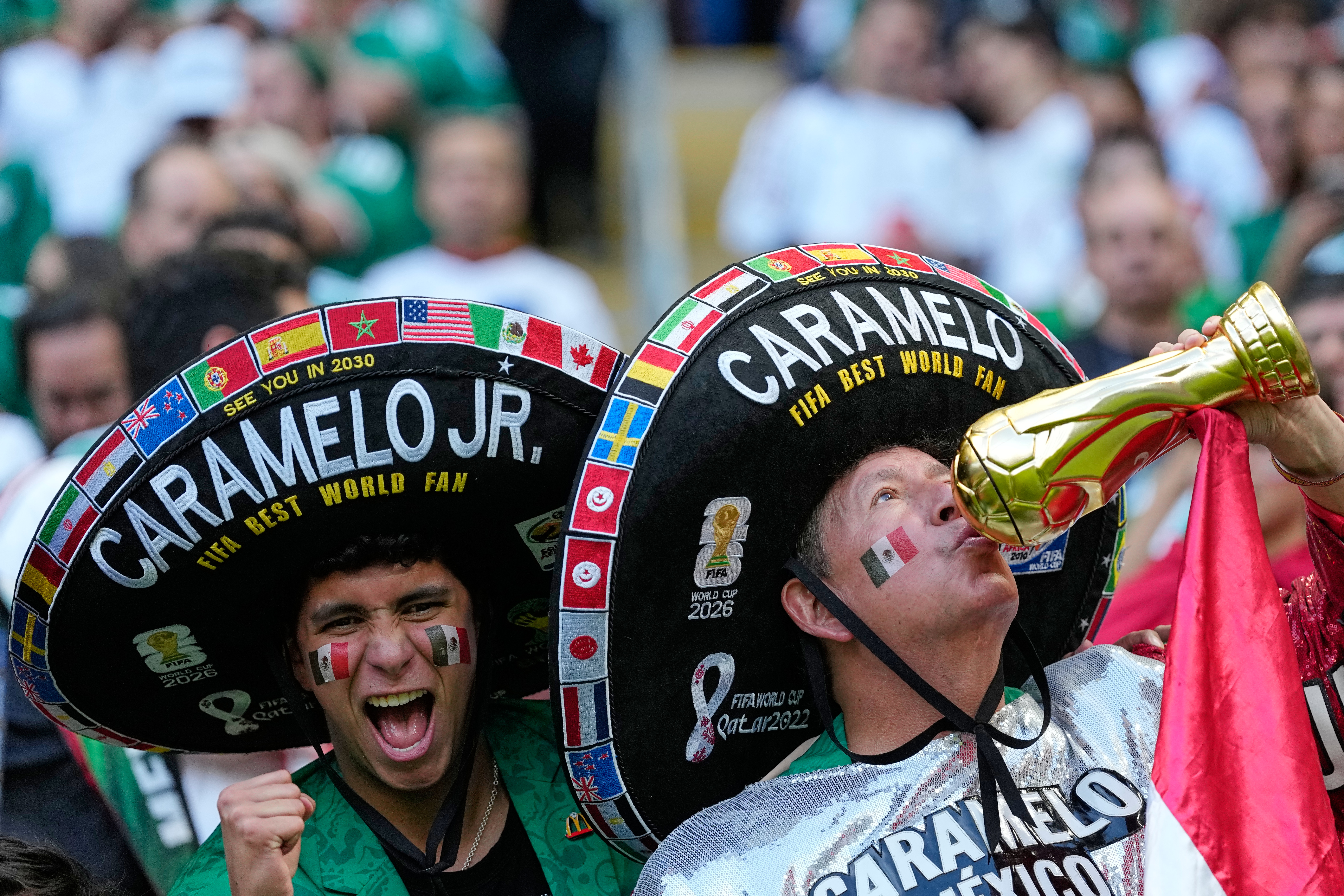 Meet Caramelo, the Mexico superfan attending his 11th World Cup