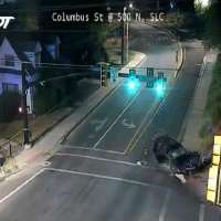 2 critically injured in early-morning crash near Utah Capitol