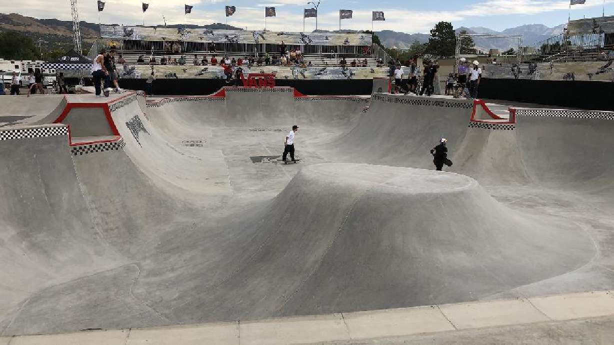 Tony Hawk Helps Unveil Utah's New Olympic Skatepark