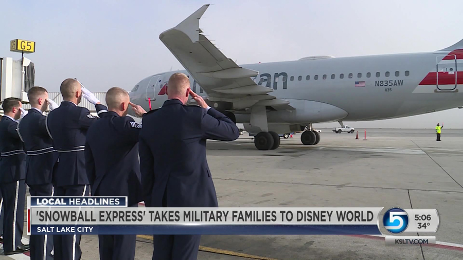 'Snowball Express' Takes Military Families To Walt Disney World