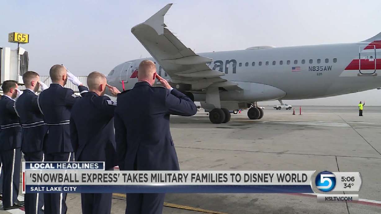 'Snowball Express' Takes Military Families To Walt Disney World