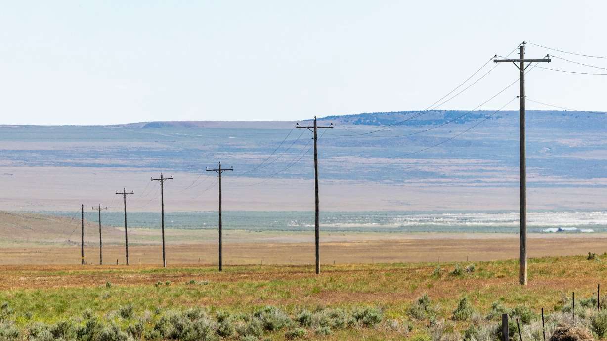 O'Leary Digital is moving forward with its Box Elder County data center plans despite voter backlash in Tuesday's voting aimed at Utah Sen. Adams, others. The May 12 photo shows the project area in the Hansel Valley.