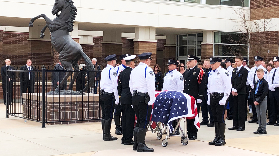 Funeral Service Held For Herriman Police K-9 Hondo