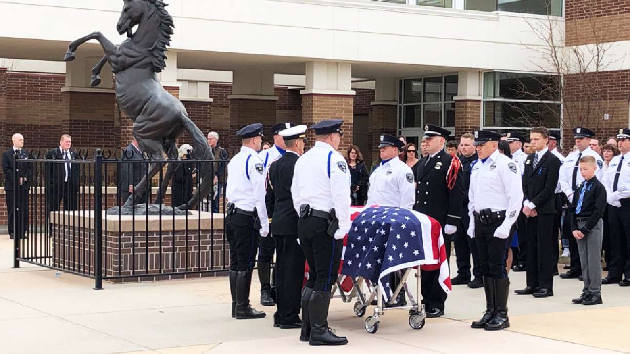 Funeral Service Held For Herriman Police K-9 Hondo