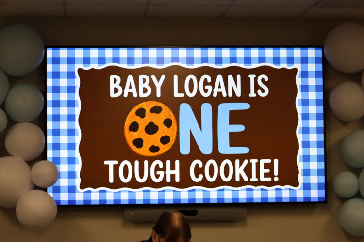 Baby Logan is one tough cookie!