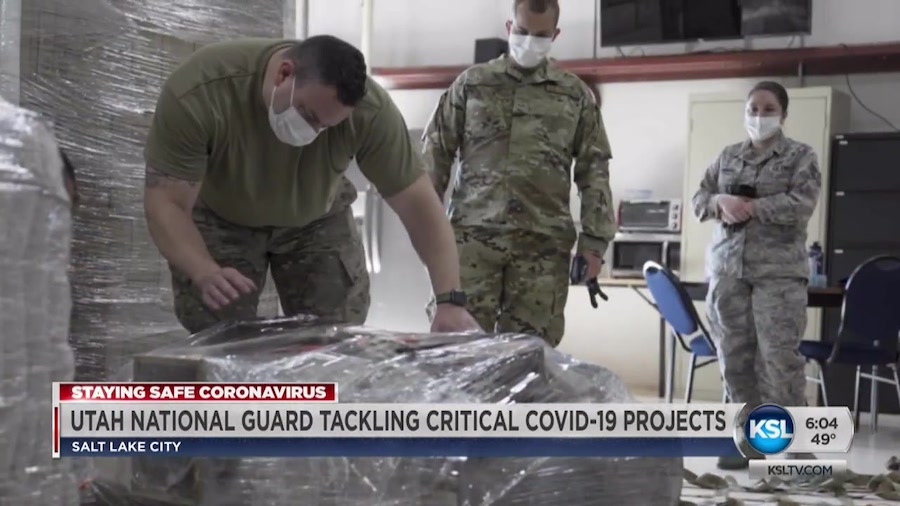 Utah National Guard Tackling Critical COVID-19 Projects