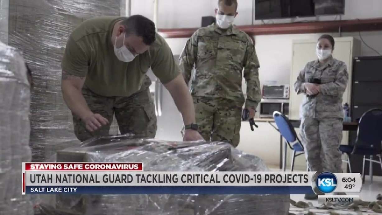 Utah National Guard Tackling Critical COVID-19 Projects