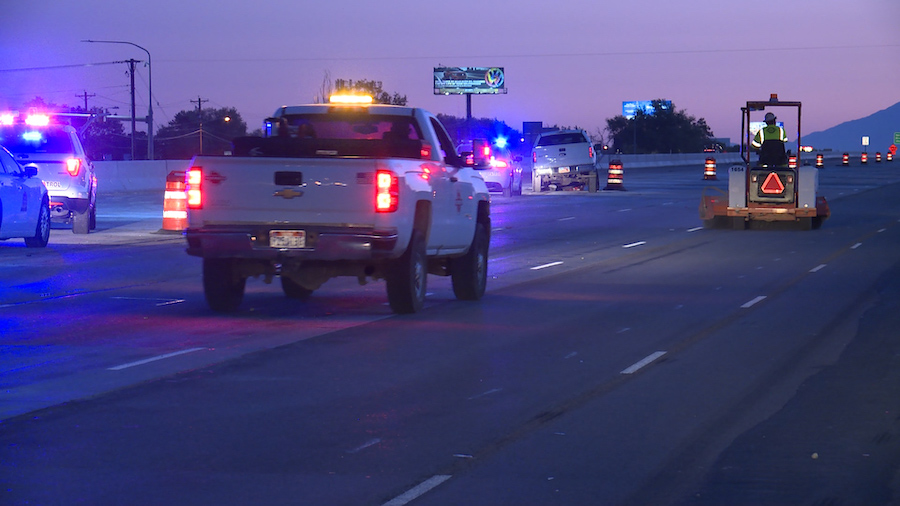 Four Injured In Highway Construction Zone Crash | KSL.com