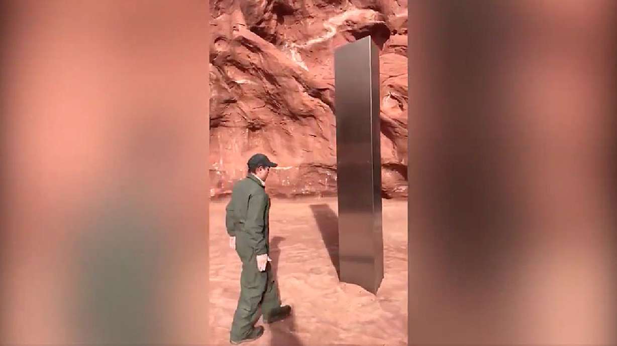 DPS crew discovers mysterious monolith from air in remote Utah wilderness