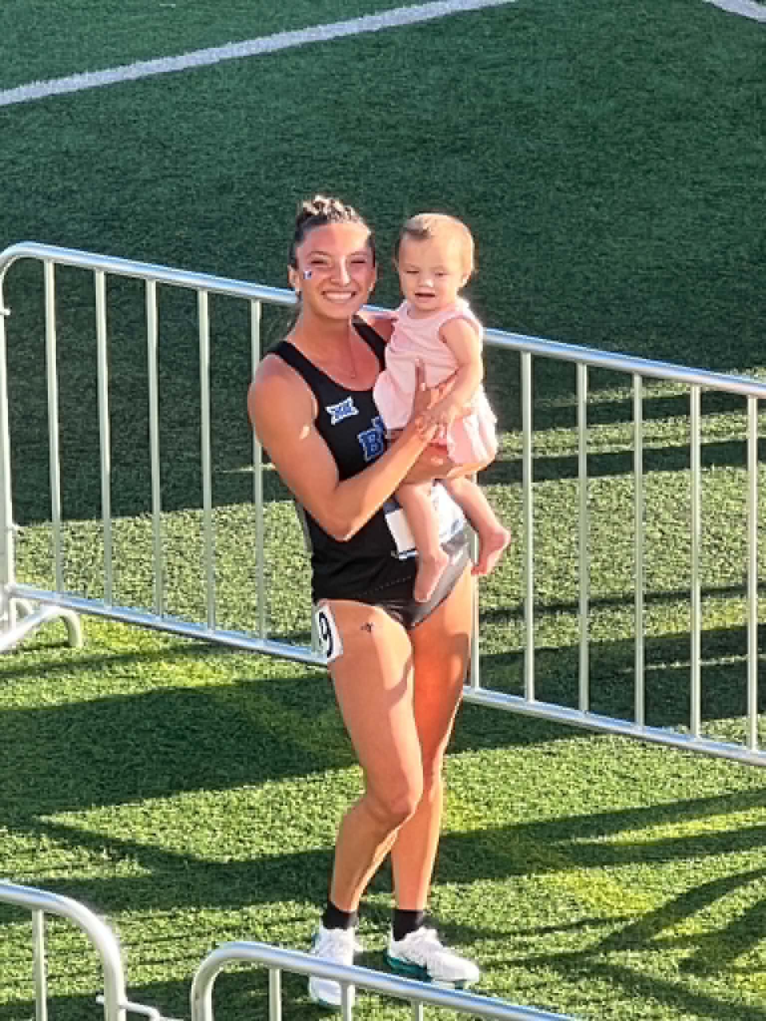 '2 dreams came true at the same time': BYU athlete runs personal best 9 months after giving birth