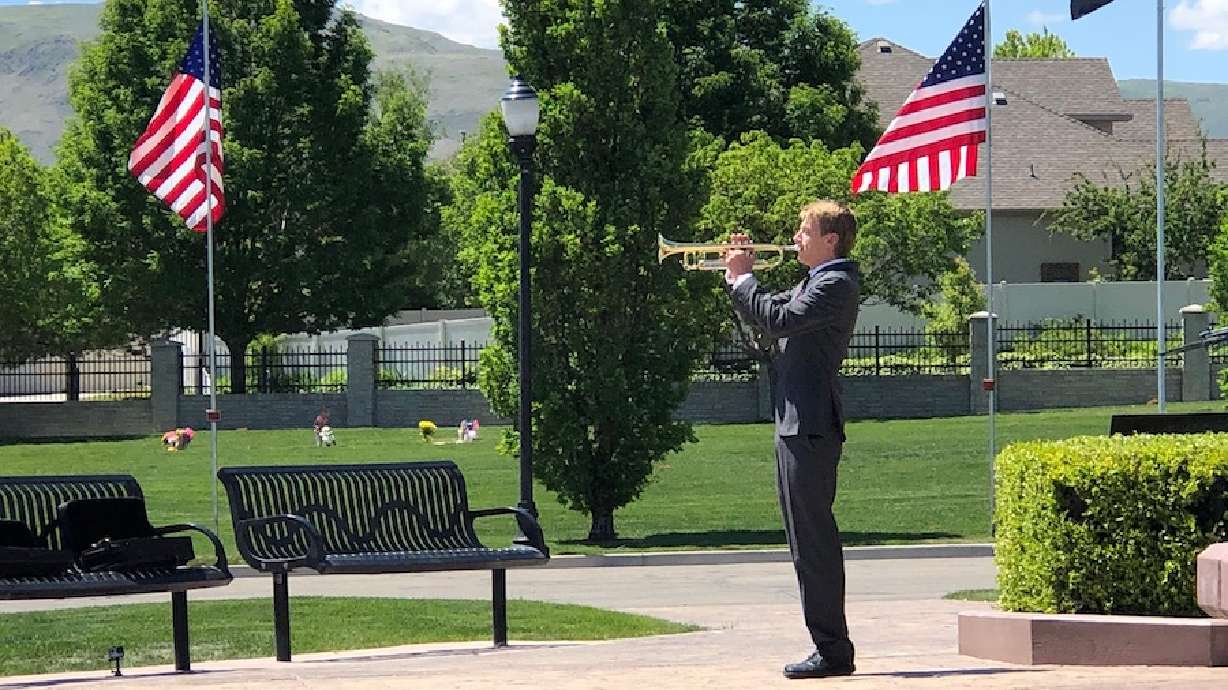 Herriman High Trumpet Player Honors Fallen Soldiers With 'Taps'