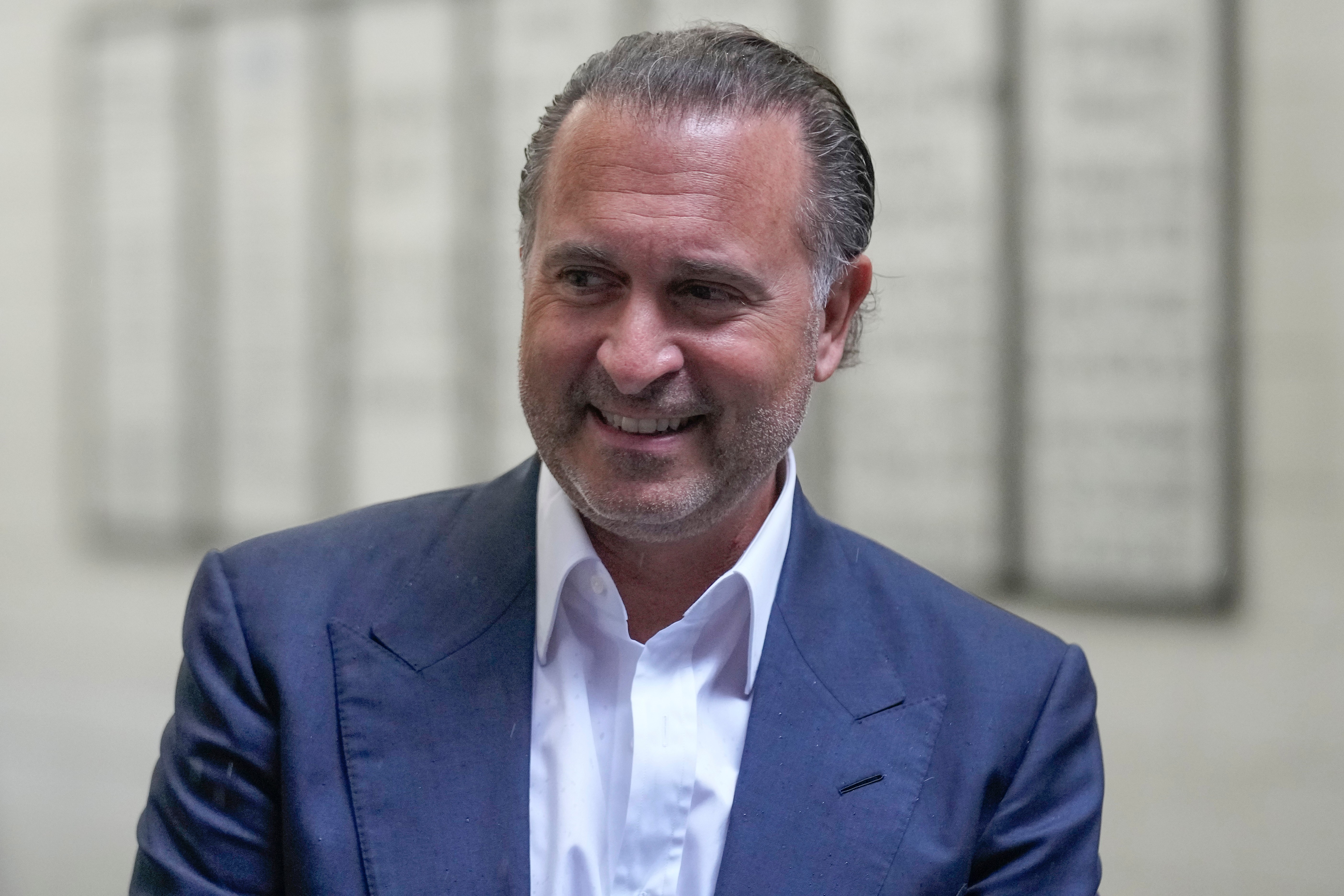 FILE - RedBird Capital Partners founder Gerry Cardinale leaves the DealBook Summit in New York, Wednesday, Nov. 30, 2022. 