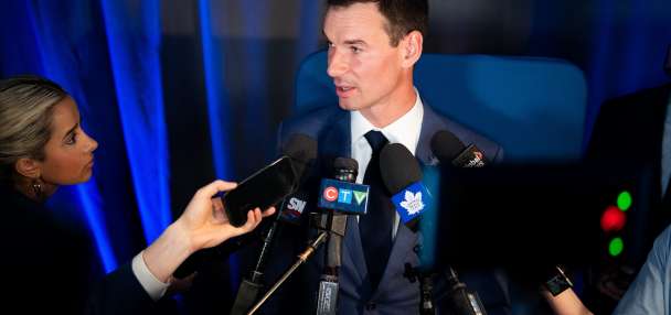 Maple Leafs select Penn State forward Gavin McKenna with the No. 1 NHL draft pick