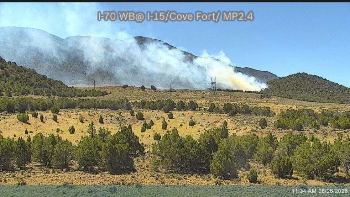 A new wildfire was spotted in Millard County on Friday.