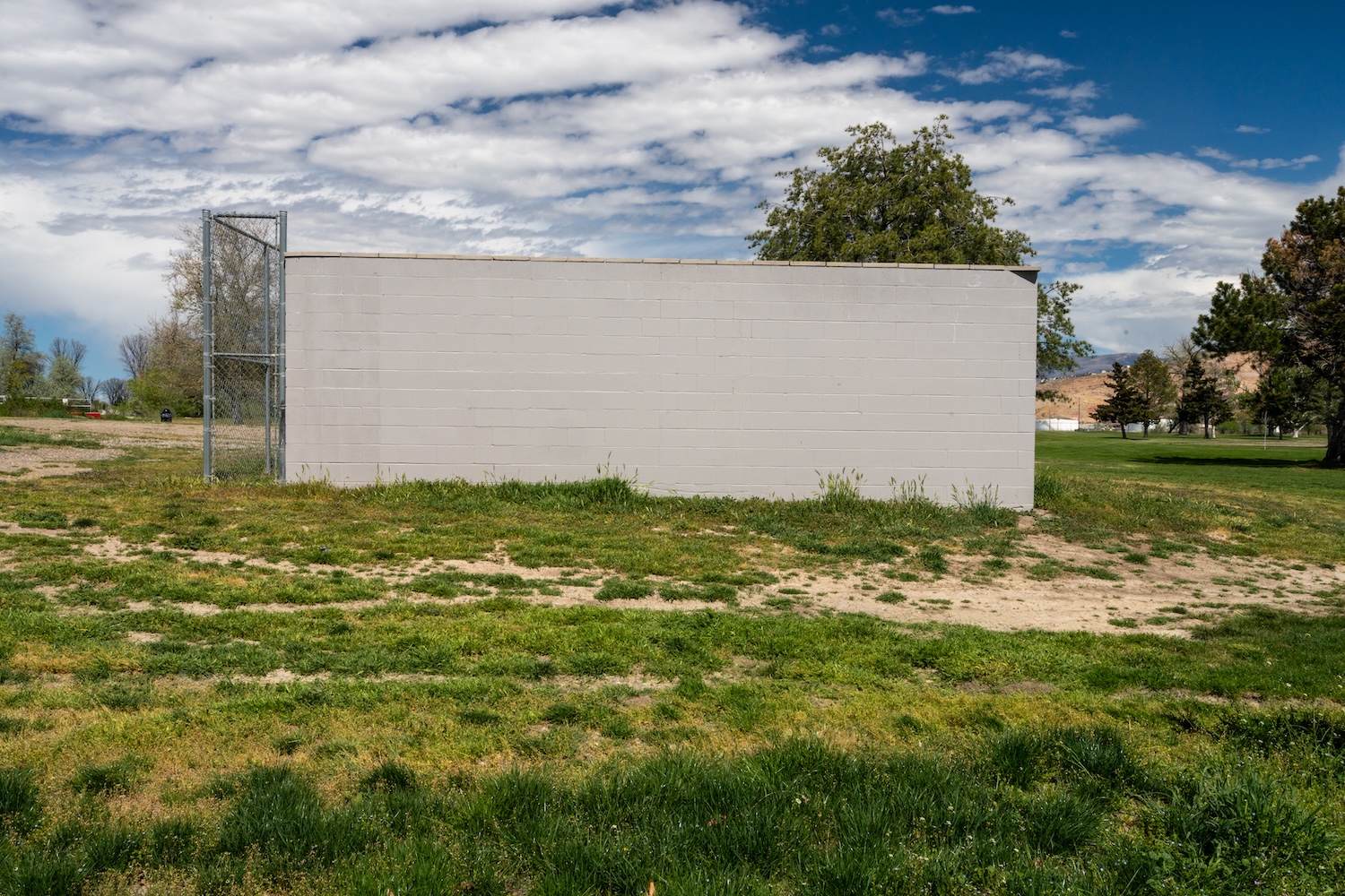 A pump station at the Rose Park Golf Course in Salt Lake City is one of four mural locations for the Salt Lake City Arts Council's Jordan River Parkway Mural Program.