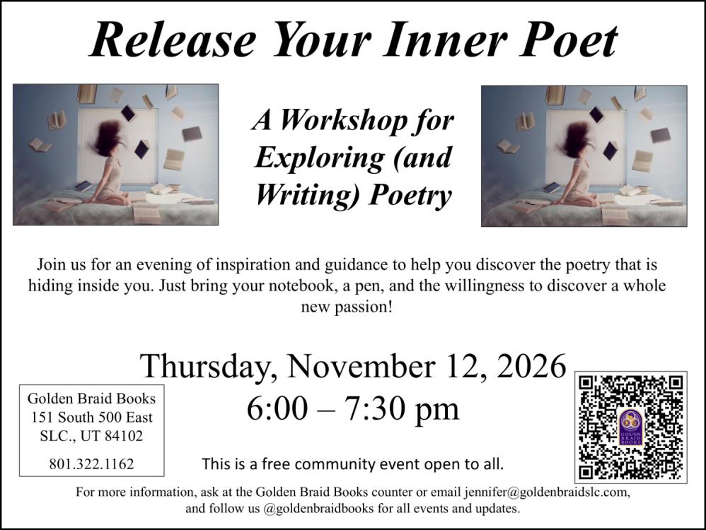 Writing Workshop Series: Release Your Inner Poet