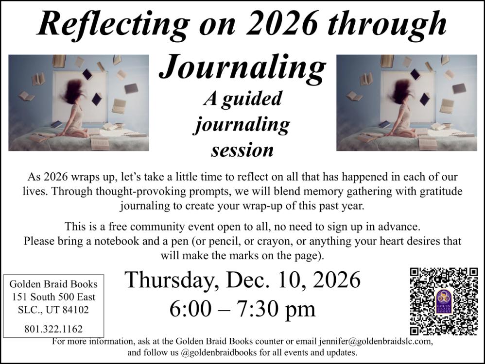 Writing Workshop Series: Reflecting on 2026 through Journaling