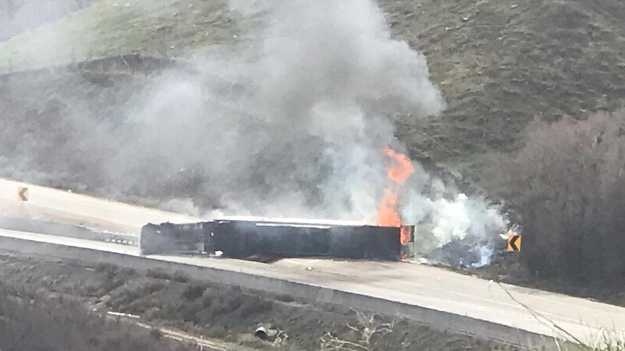 Hazmat spill closes I-80; Tollgate residents temporarily shelter in place