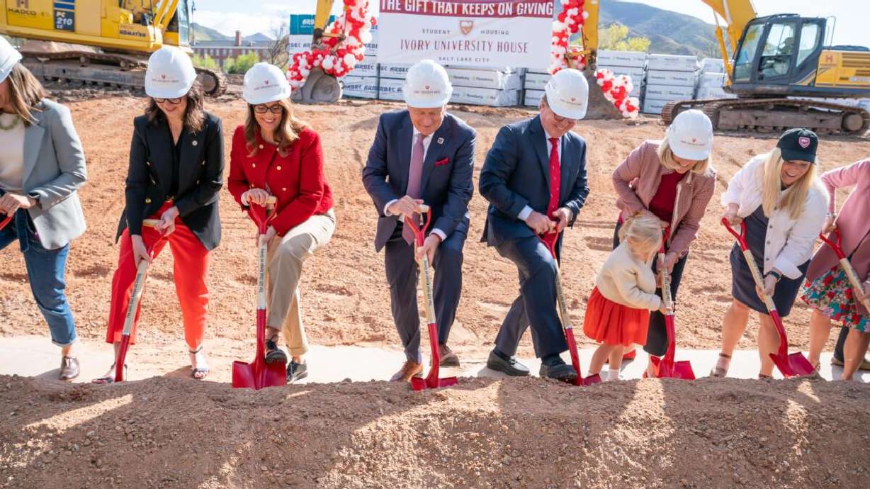 New U of U housing groundbreaking in collaboration with Ivory Foundation and local church