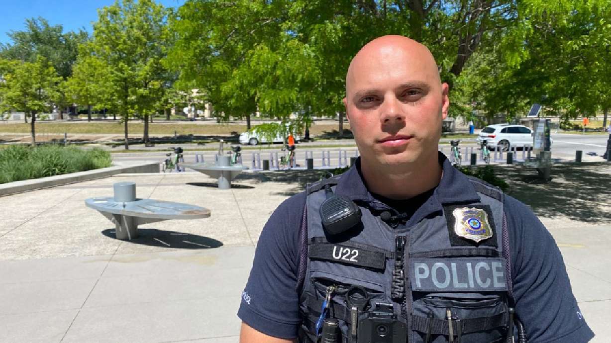 ‘He was super thankful’: officer saves overdosing man at Liberty Park