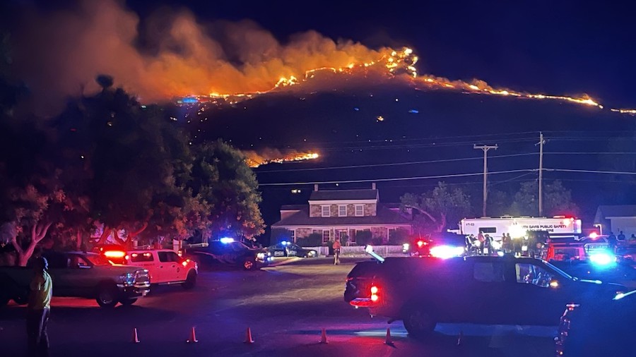 Centerville wildfire 'most likely' caused by fireworks; evacuation orders lifted