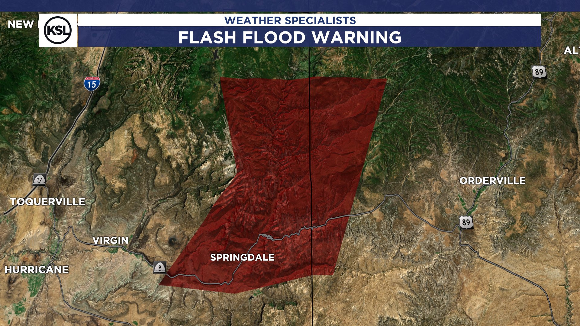 Severe thunderstorm, flash flood warnings issued for southern Utah ...